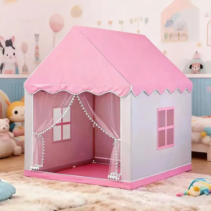 Castle Tent House with 30 Pieces Colorful Balls Free