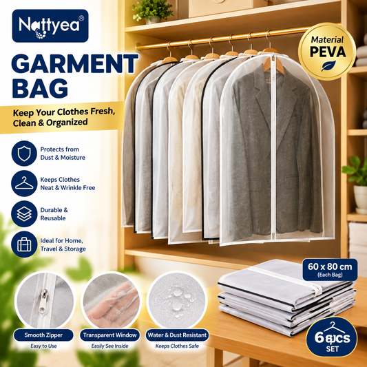 Premium DustGuard Garment Bag (60×80cm)
