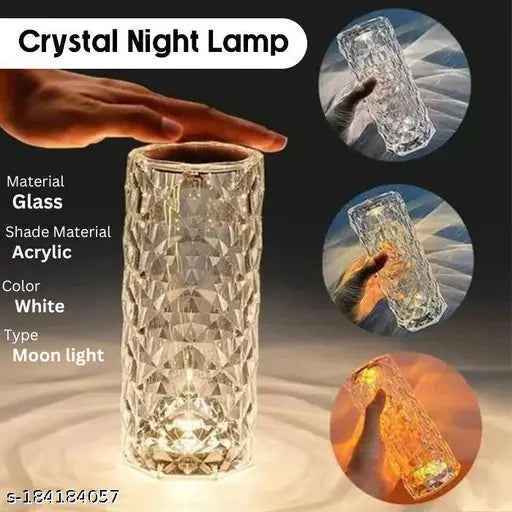 Touch & Remote Control Crystal Lamp (16 Colour)