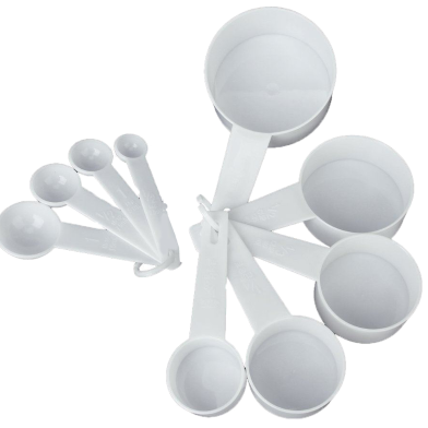 9 Pcs Plastic Measuring Spoon Set