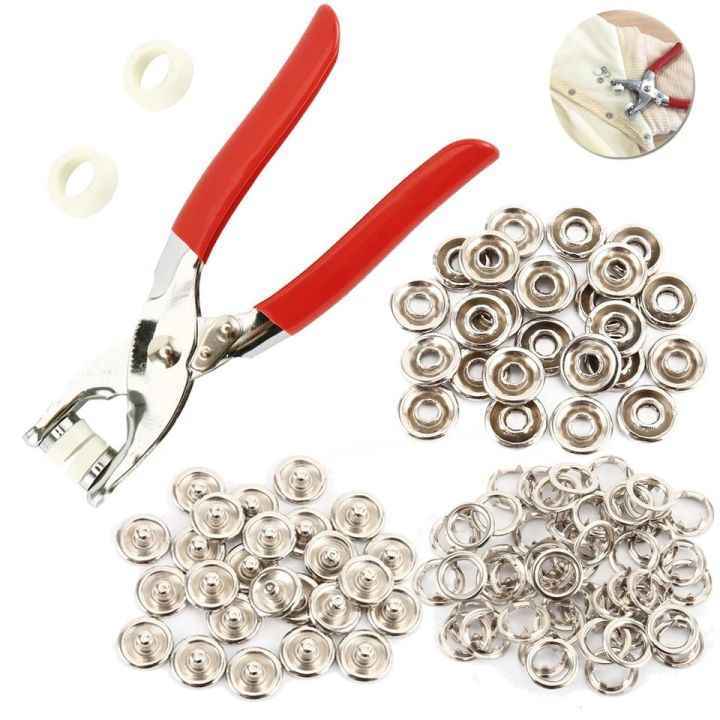 Hand Pressure Pliers For Prong Snap Button (FREE 50 BUTTON)