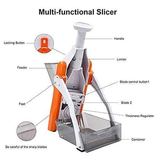 Brava Spring Slicer Vegetables Fruits Cutter - BD Drop
