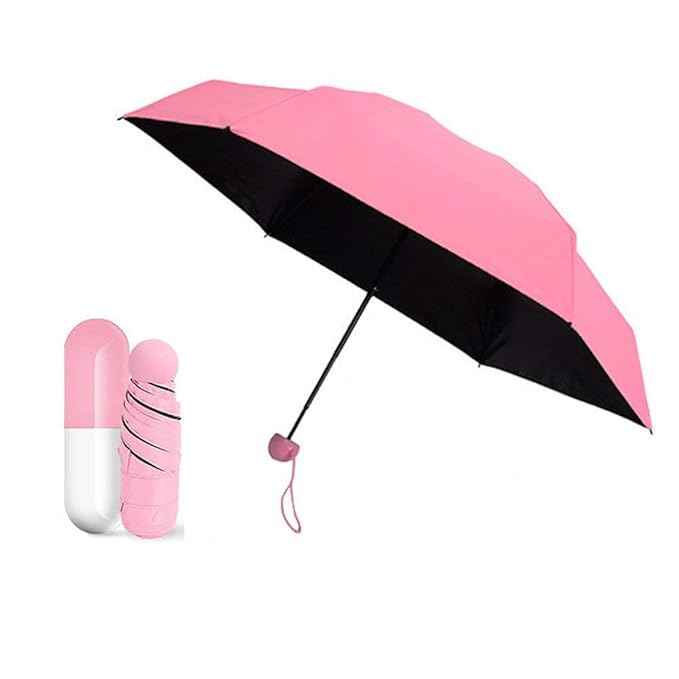Multi Color Foldable Umbrella – Stylish Mini Capsule for Rain Protection - BD Drop