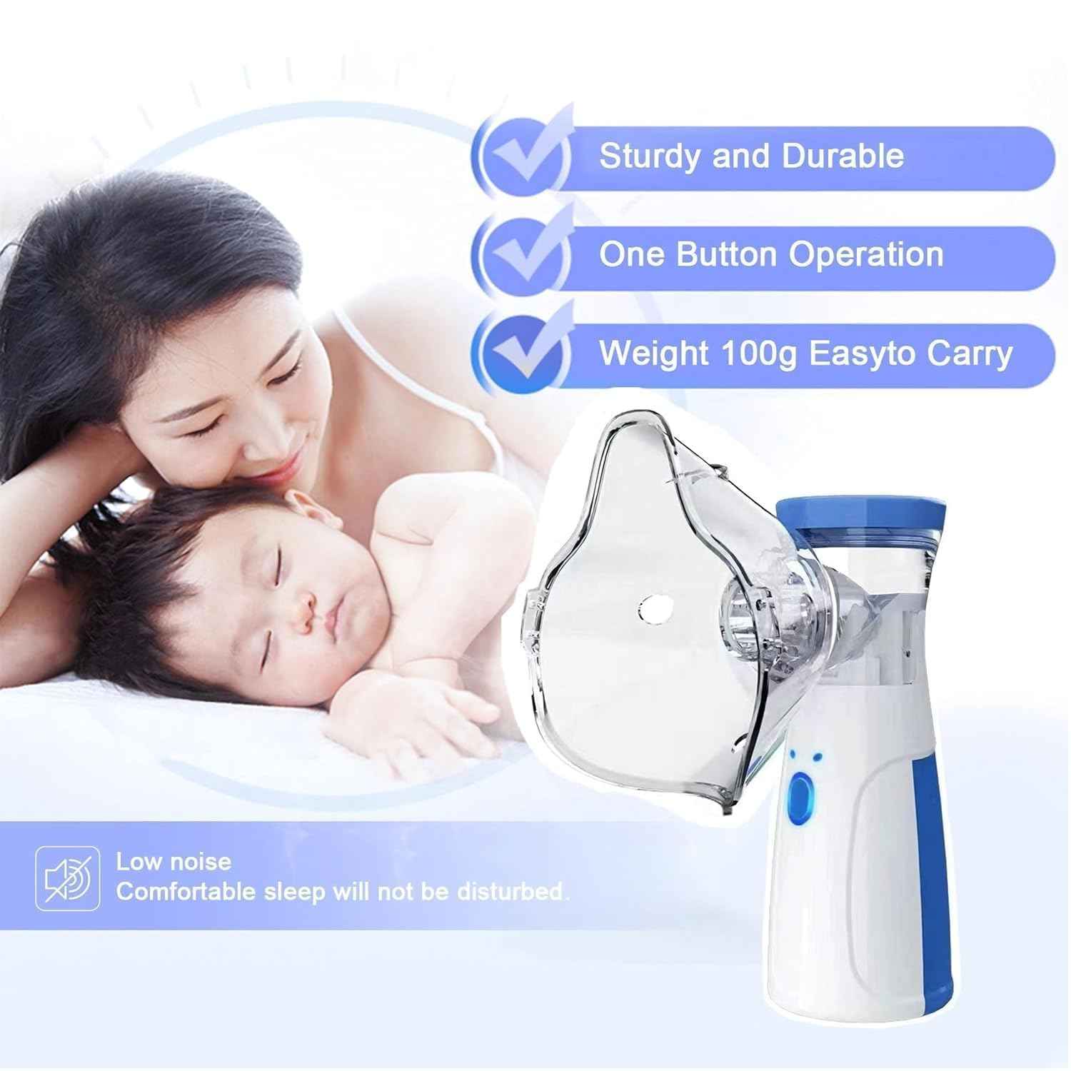 Portable Mesh Nebulizer Machine for Adults & Kids - BD Drop