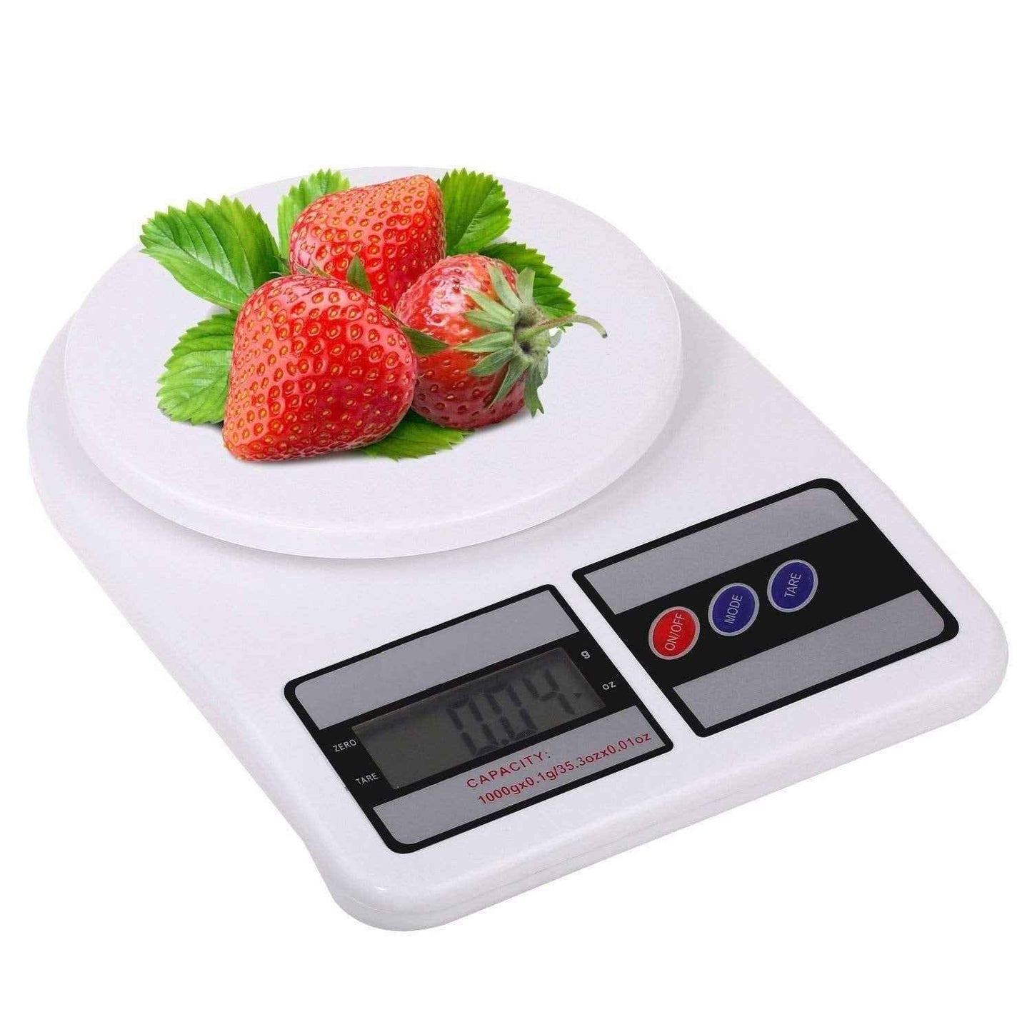 Portable Digital Kitchen Scale - Precise Food Measuring with LCD Display - BD Drop
