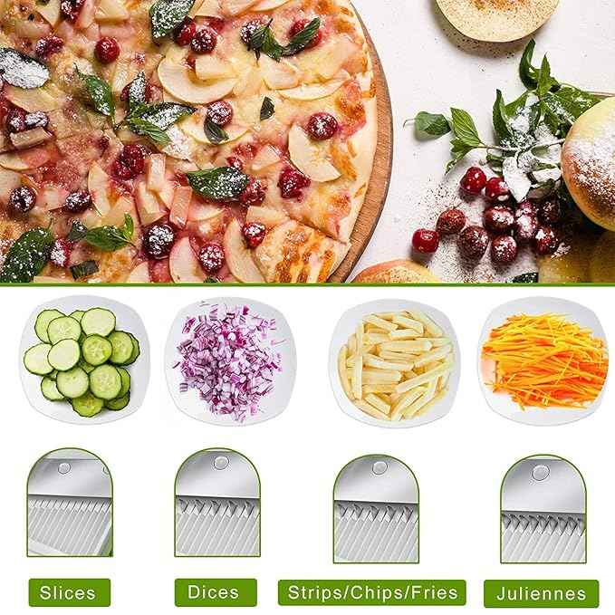 Brava Spring Slicer Vegetables Fruits Cutter - BD Drop