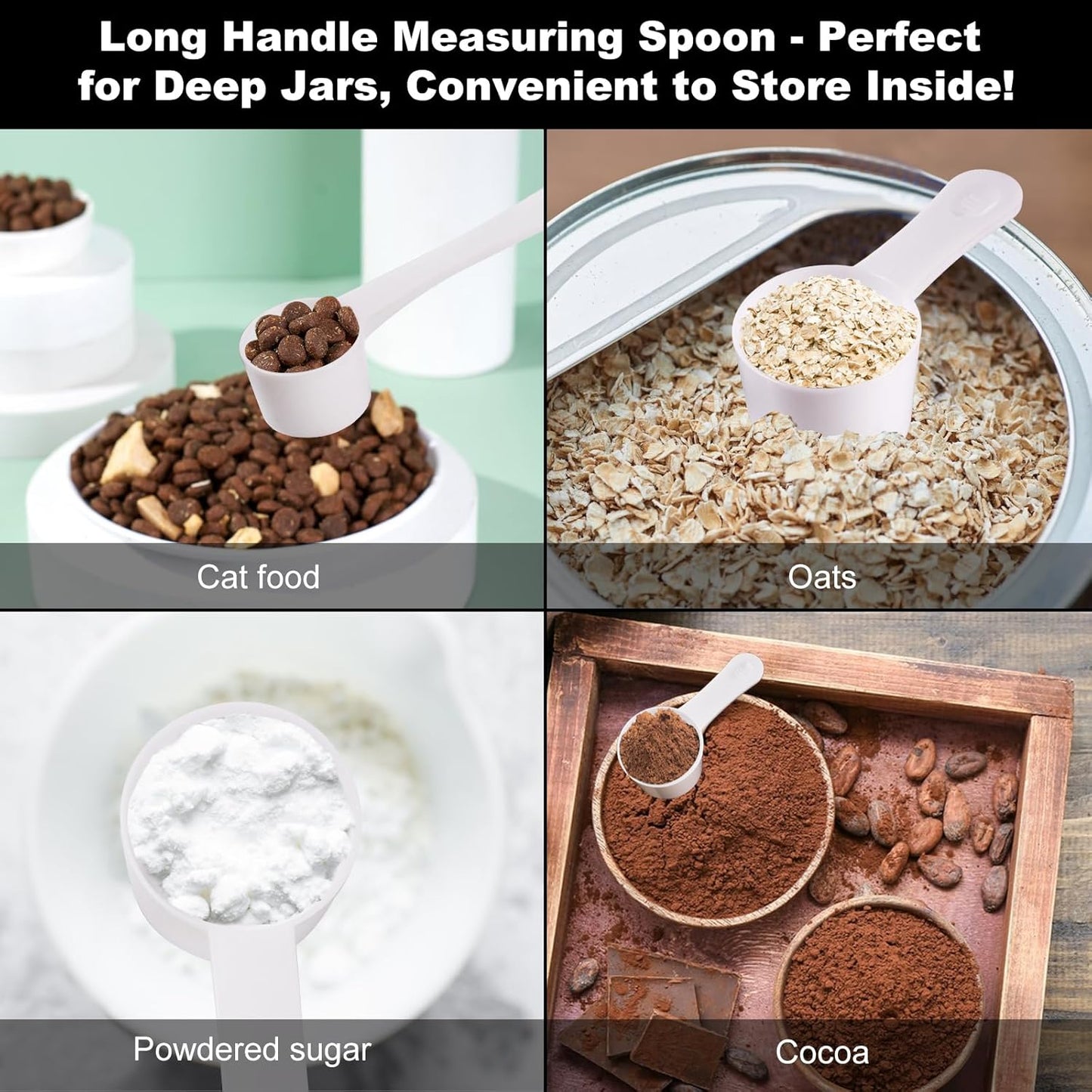 9 Pcs Plastic Measuring Spoon Set