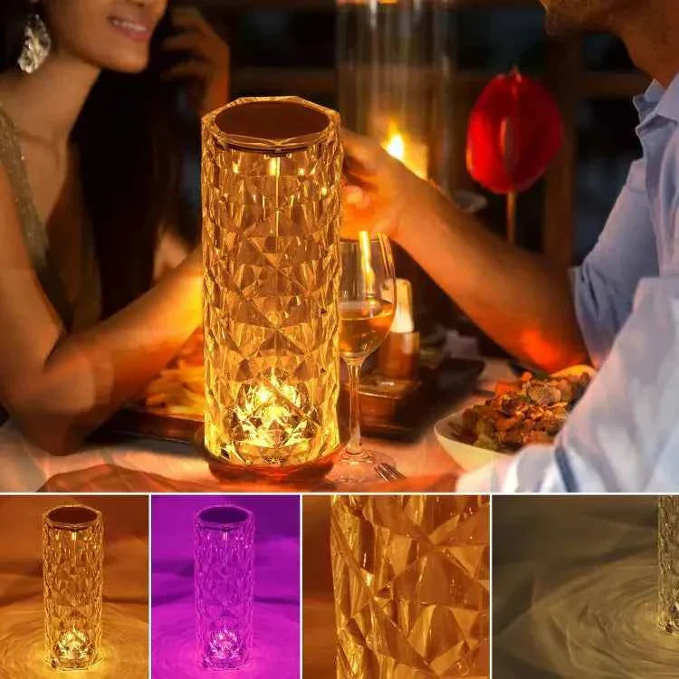 Touch & Remote Control Crystal Lamp (16 Colour) - BD Drop