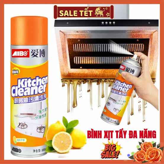 Kitchen Cleaning Foam Spray - 500ml - BD Drop
