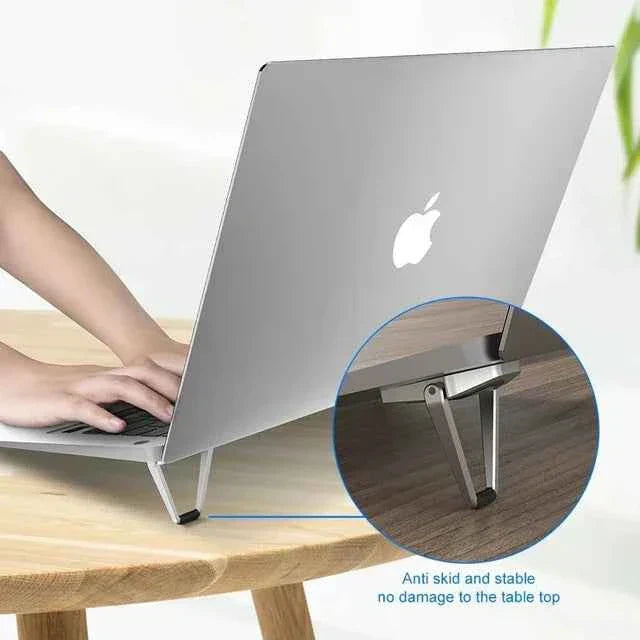 Metal Foldable Portable Laptop Stand (2 pcs) - BD Drop