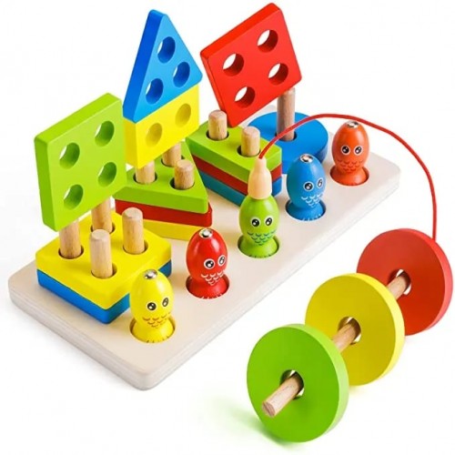 Montessori Magnetic Fish Catching Game