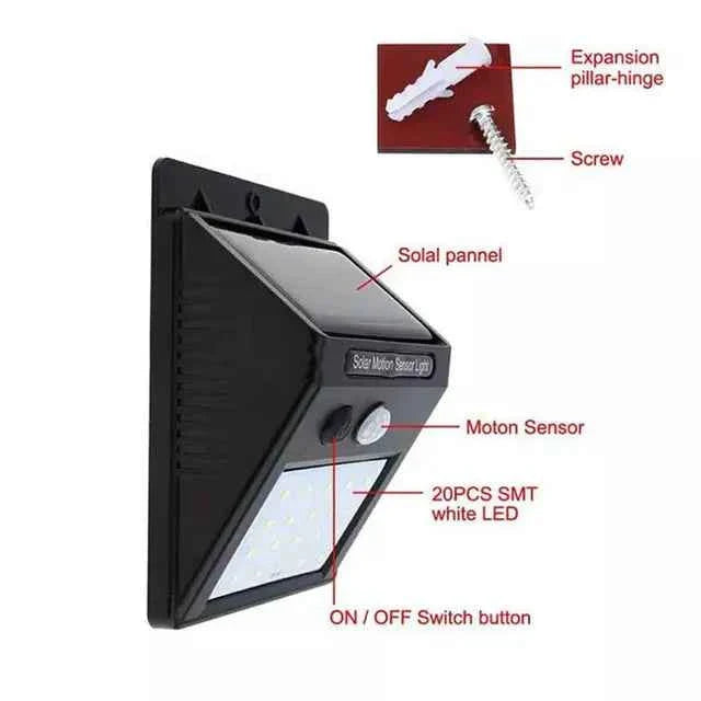 Solar Charging LED Sensor Light (Original) - BD Drop