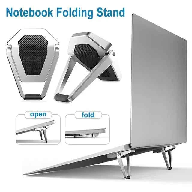 Metal Foldable Portable Laptop Stand (2 pcs) - BD Drop