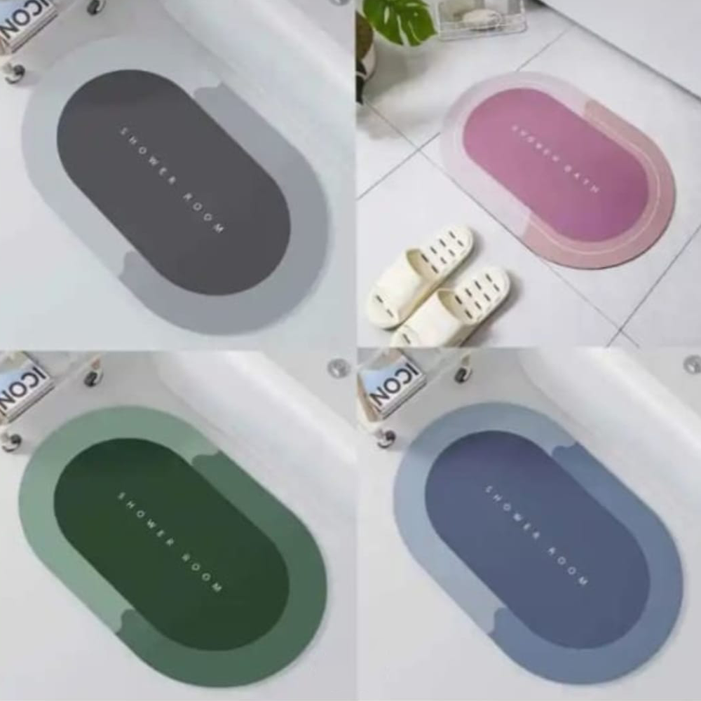 Anti-Slip Water Absorbing Bathroom Mat - BD Drop