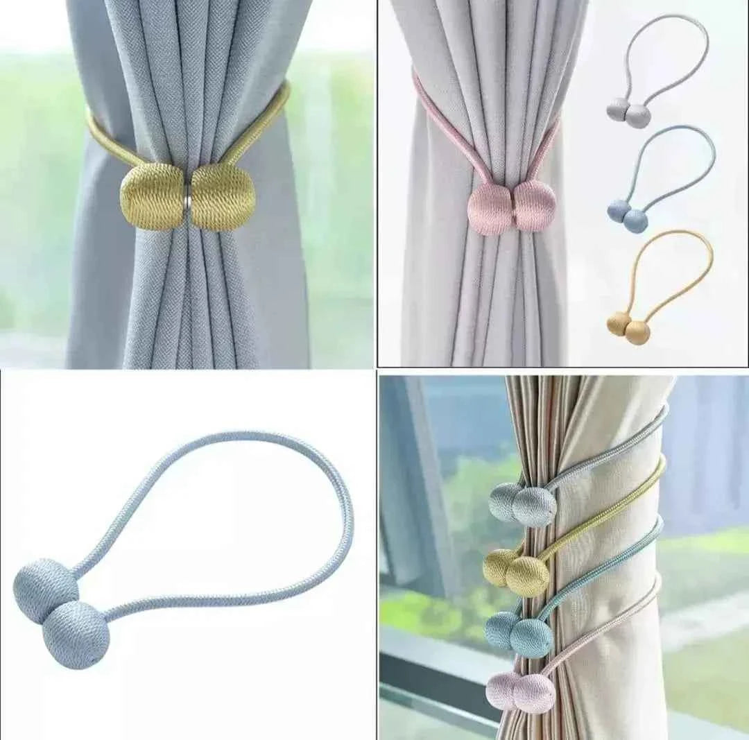 Premium Magnetic Curtain Tiebacks – Set of 2 pieces
