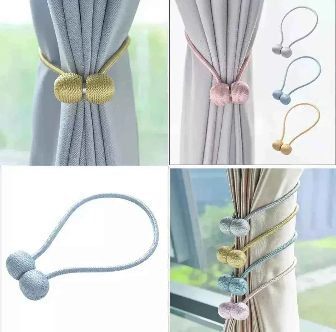 Premium Magnetic Curtain Tiebacks – Set of 2 | Home Décor