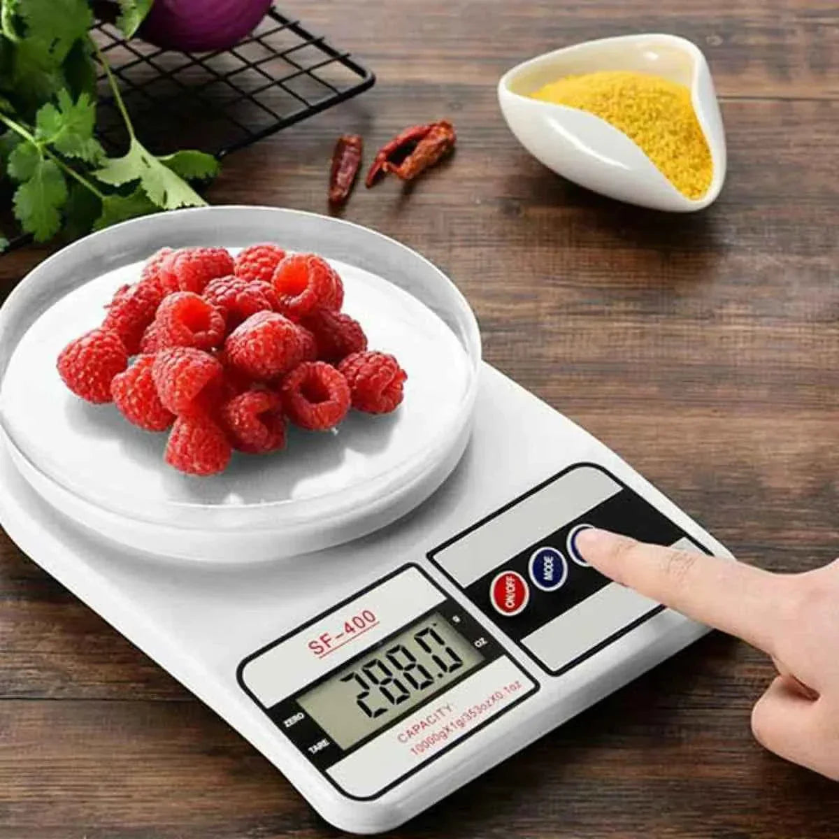 Portable Digital Kitchen Scale - Precise Food Measuring with LCD Display - BD Drop