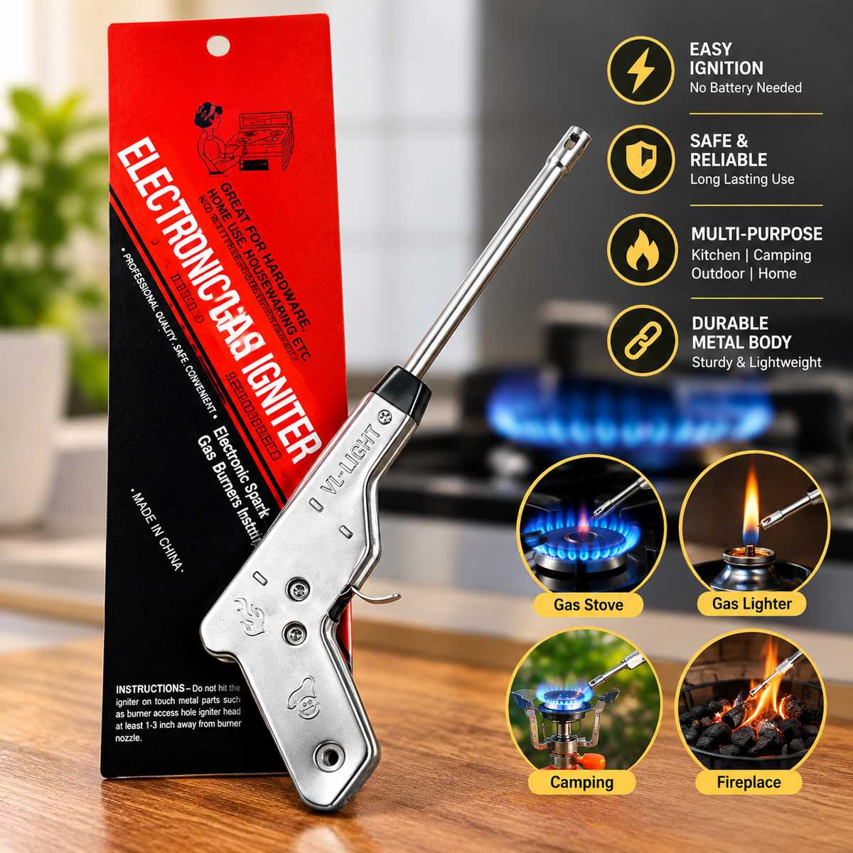 FireClick Premium Gas Igniter